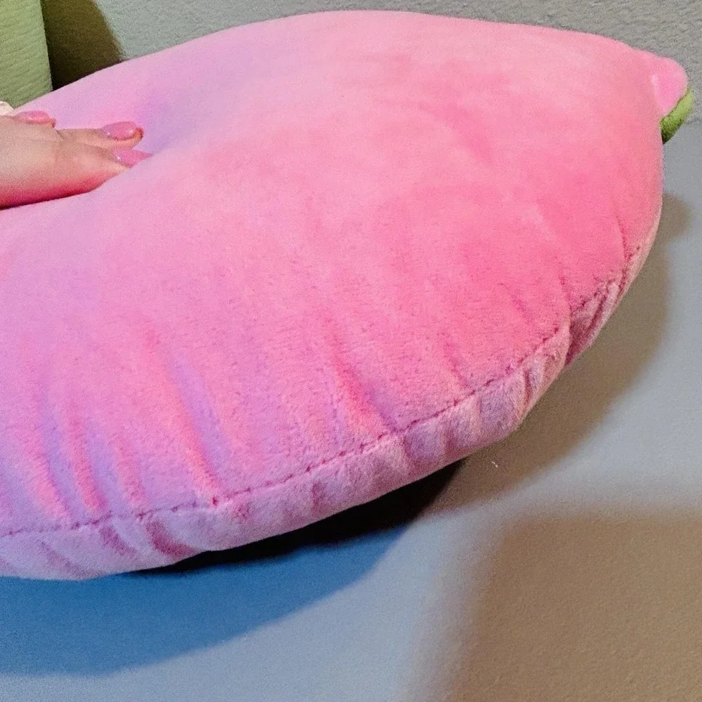 Pink Strawberry Throw Pillow 13